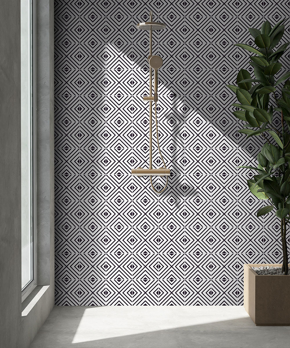MSI Zaria Modena Encaustic Tile, surface detail in natural tonality, fourth view