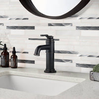 MSI Moderno Blanco Glass & Metal Tile — surface detail in natural tonality