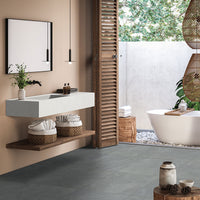 MSI Legions Midnight Montage Porcelain Paver — surface detail in natural tonality
