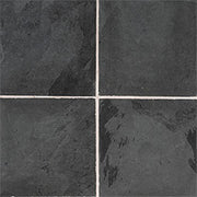 Montauk Black Slate - Chiseled (8 x 8)