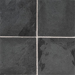 Montauk Black Slate - Chiseled (8 x 8)