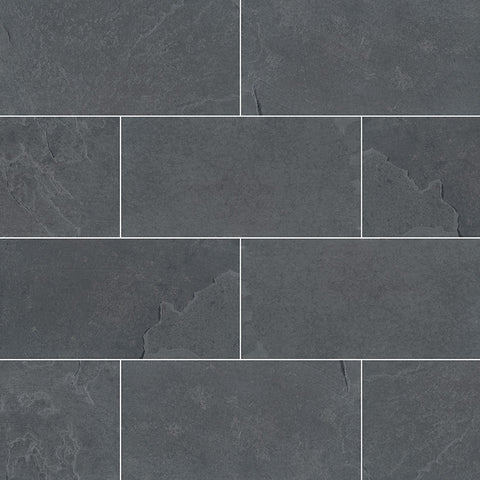 MSI Montauk Black Subway Tile 3x6