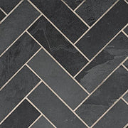 Montauk Black Subway Tile 4x12