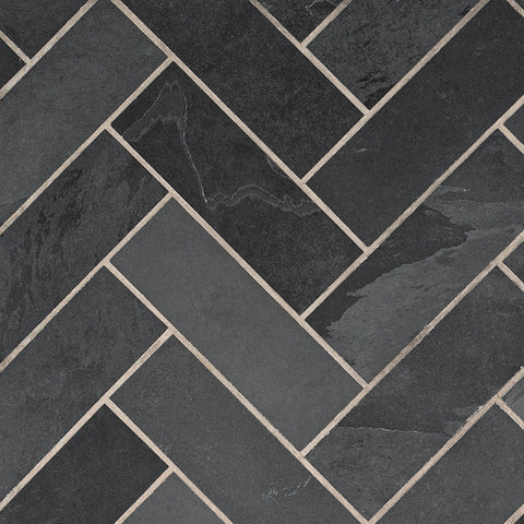 MSI Montauk Black Subway Tile 4x12