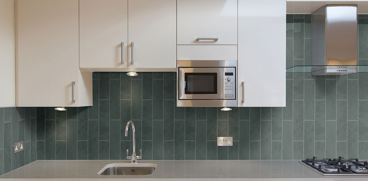 MSI Montauk Blue Subway Tile 4x12 — surface detail in blue tonality
