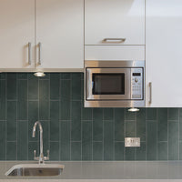 MSI Montauk Blue Subway Tile 4x12 — surface detail in blue tonality