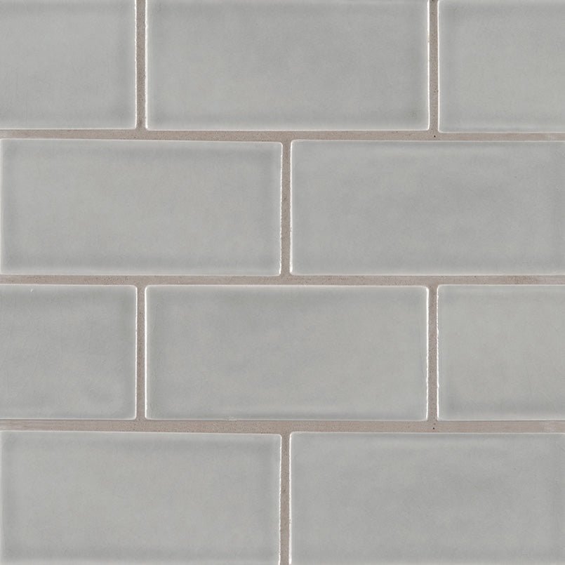 MSI Highland Park Morning Fog Subway Tile 3x6 — Porcelain Wall Tile