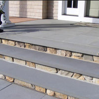 MSI Mountain Blue Sandstone Stair Tread — surface detail in blue tonality