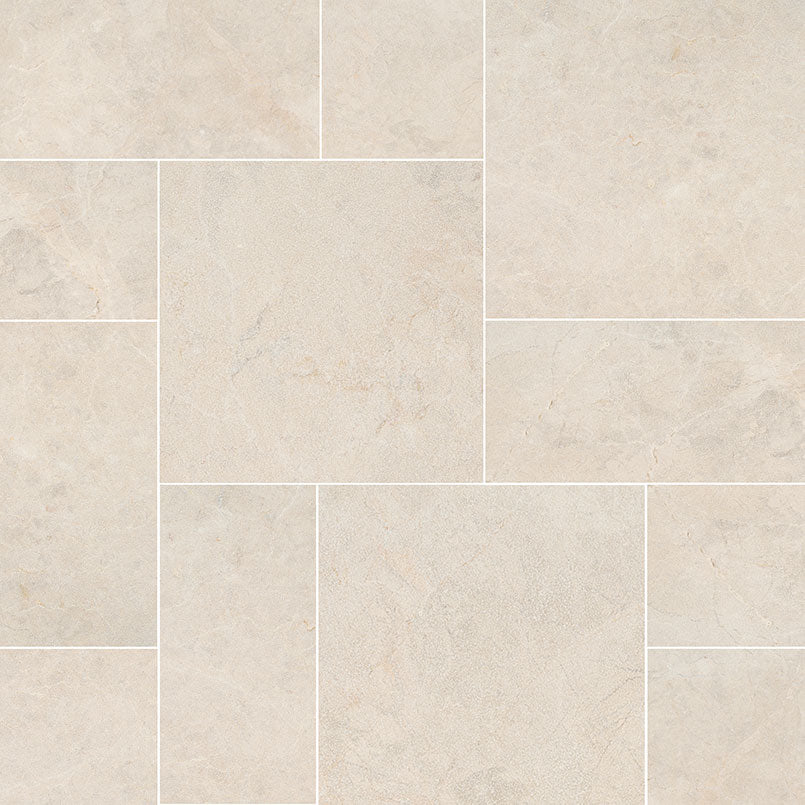 MSI Aegean Pearl Marble Paver — Natural Stone Paver in pearl tonality