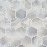 MSI Akoya Pearl 3" Hexagon Mosaic Tile