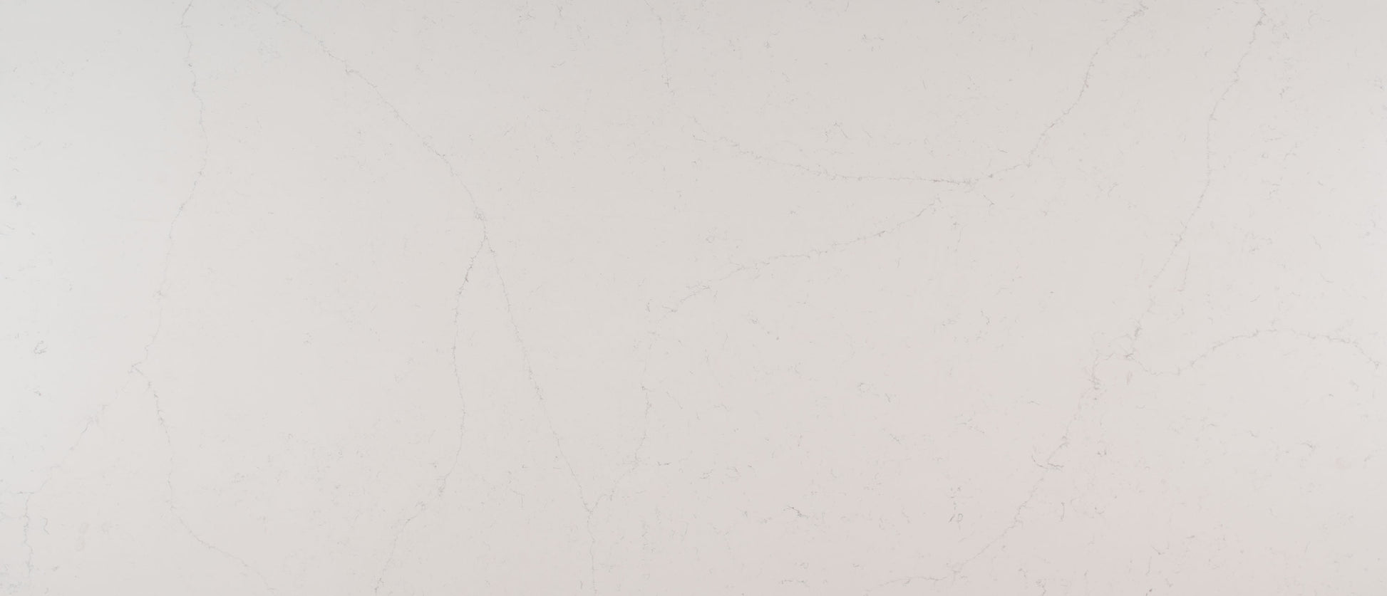 MSI Alabaster White, Engineered Quartz Slab in white tonality