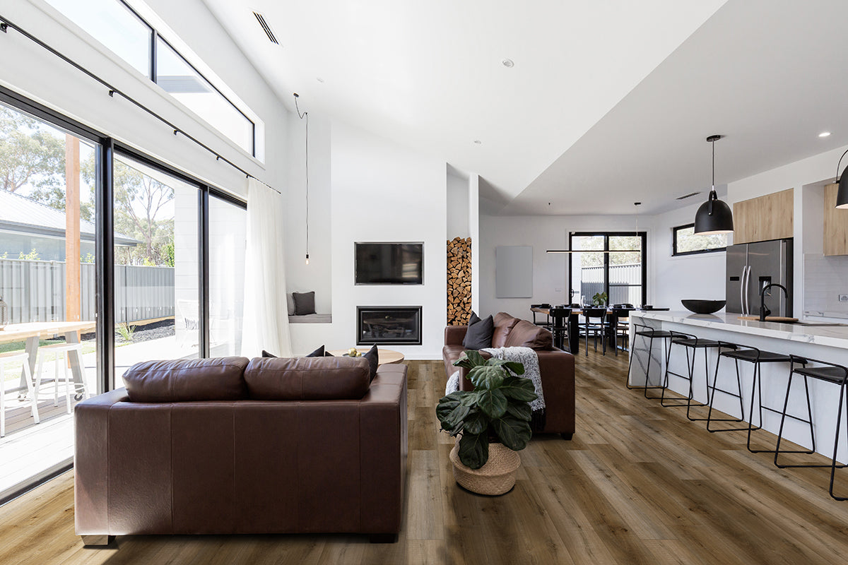 MSI Andover Blythe Luxury Vinyl Plank Flooring — surface detail in natural tonality