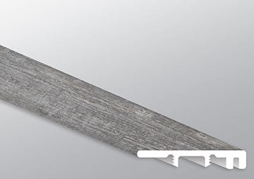 MSI Andover Kingsdown Gray End Cap — Flooring Trim in gray tonality
