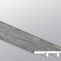 MSI Andover Kingsdown Gray End Cap — Flooring Trim in gray tonality
