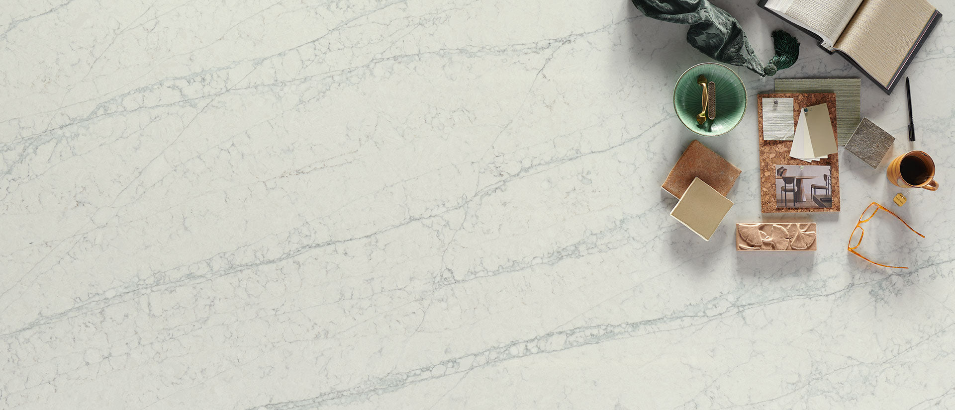 MSI Azurmatt, surface detail in natural tonality engineered slab for kitchen and feature install