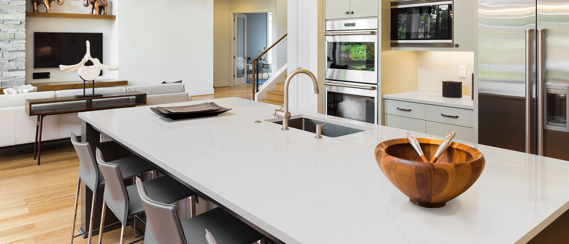 MSI Calacatta Alto - Quartz Island Countertop
