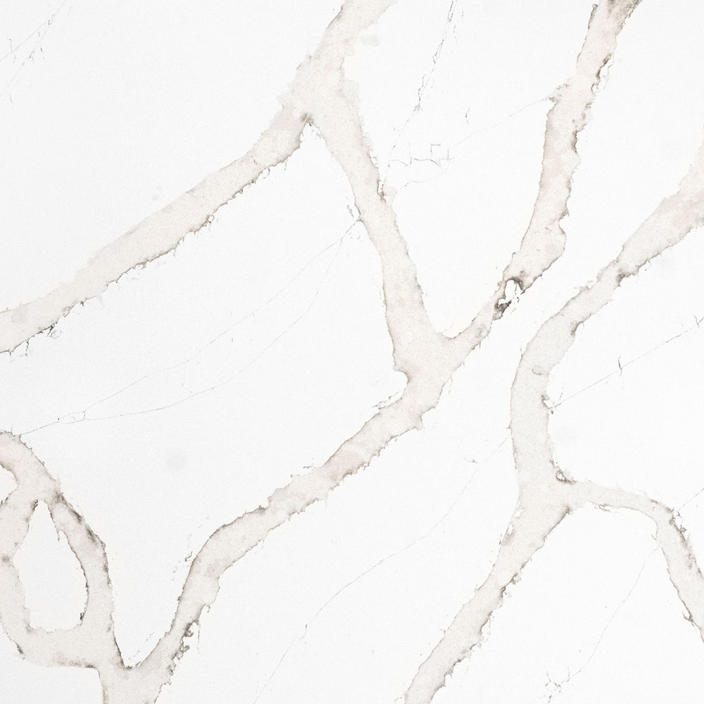 MSI Calacatta Goa Quartz — Pre-Fab Countertop factory-finished eased edge ready for install