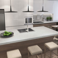 MSI Carrara Breve Quartz — surface detail in natural tonality