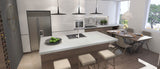 MSI Carrara Breve - Quartz Island Countertop