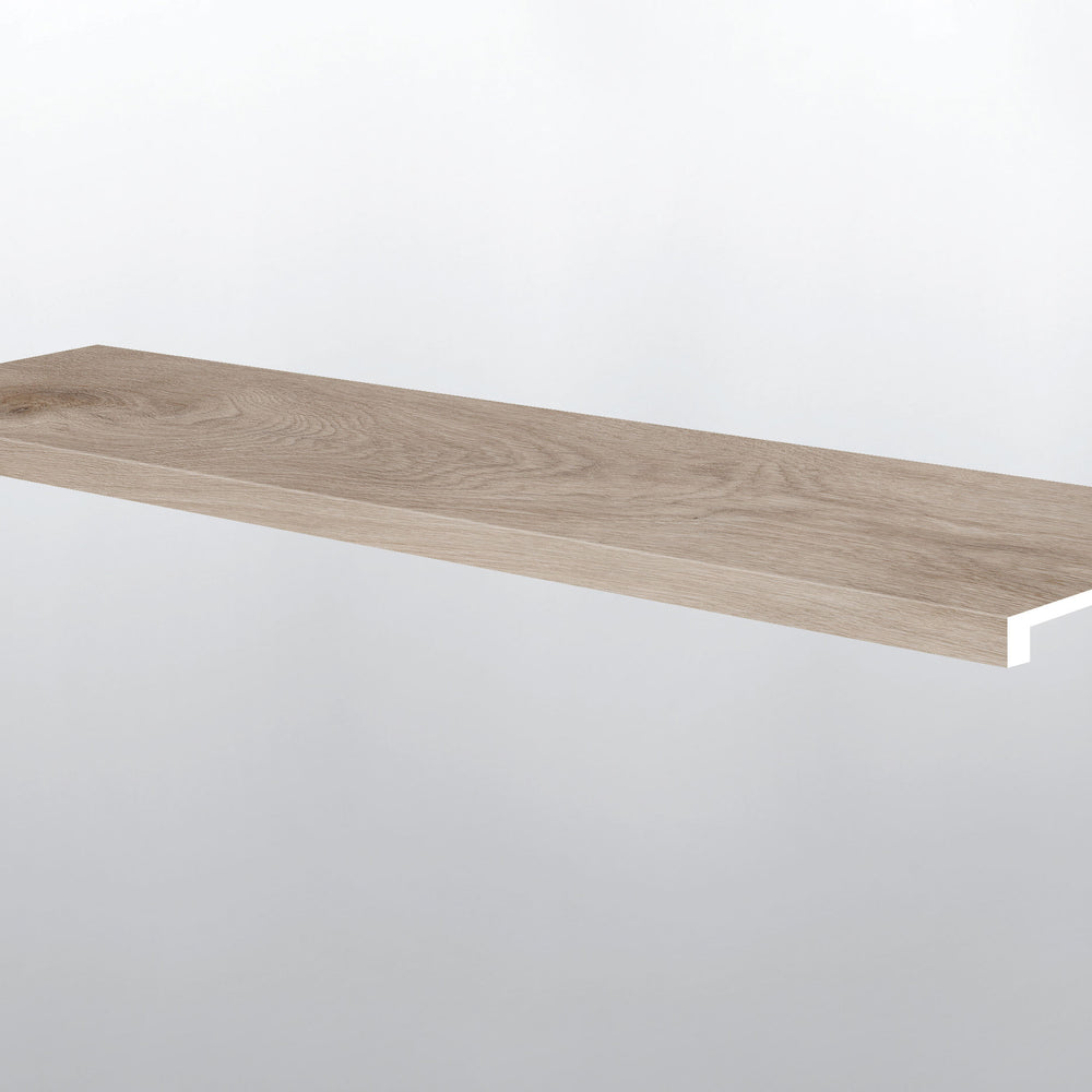 MSI Cyrus 2 Whitfield Gray Stair Tread — Flooring Trim in gray tonality
