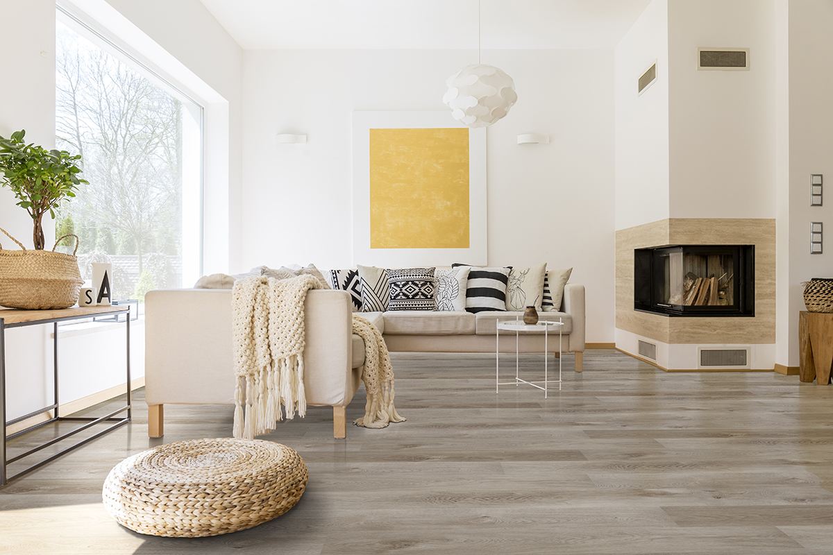 MSI Cyrus 2.0 Whitfield Gray Luxury Vinyl Plank Flooring — surface detail in gray tonality