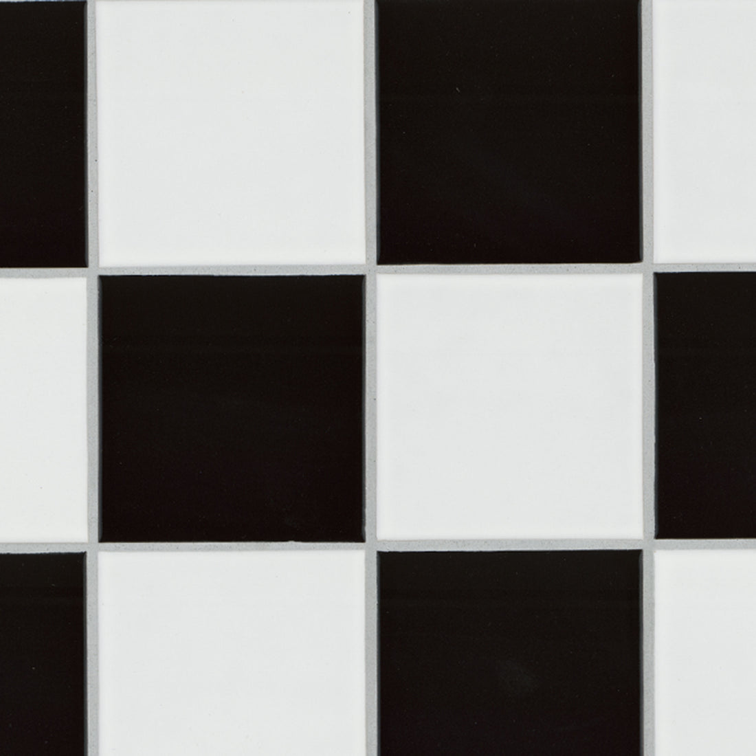 MSI Domino White and Black 4" Checkered Matte