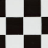 MSI Domino White and Black 4" Checkered Matte