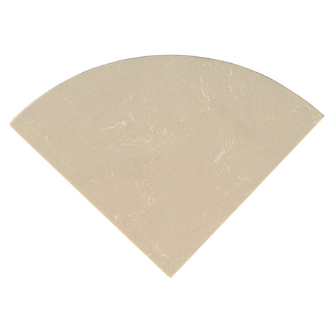 MSI Engineered Beige 9" Radius Cornershelf Polished