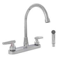 MSI 2-Handle Kitchen Faucet high-arc spout single-handle kitchen faucet