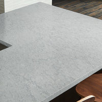 MSI Galant Gray Quartz — surface detail in gray tonality factory-finished eased edge ready for install