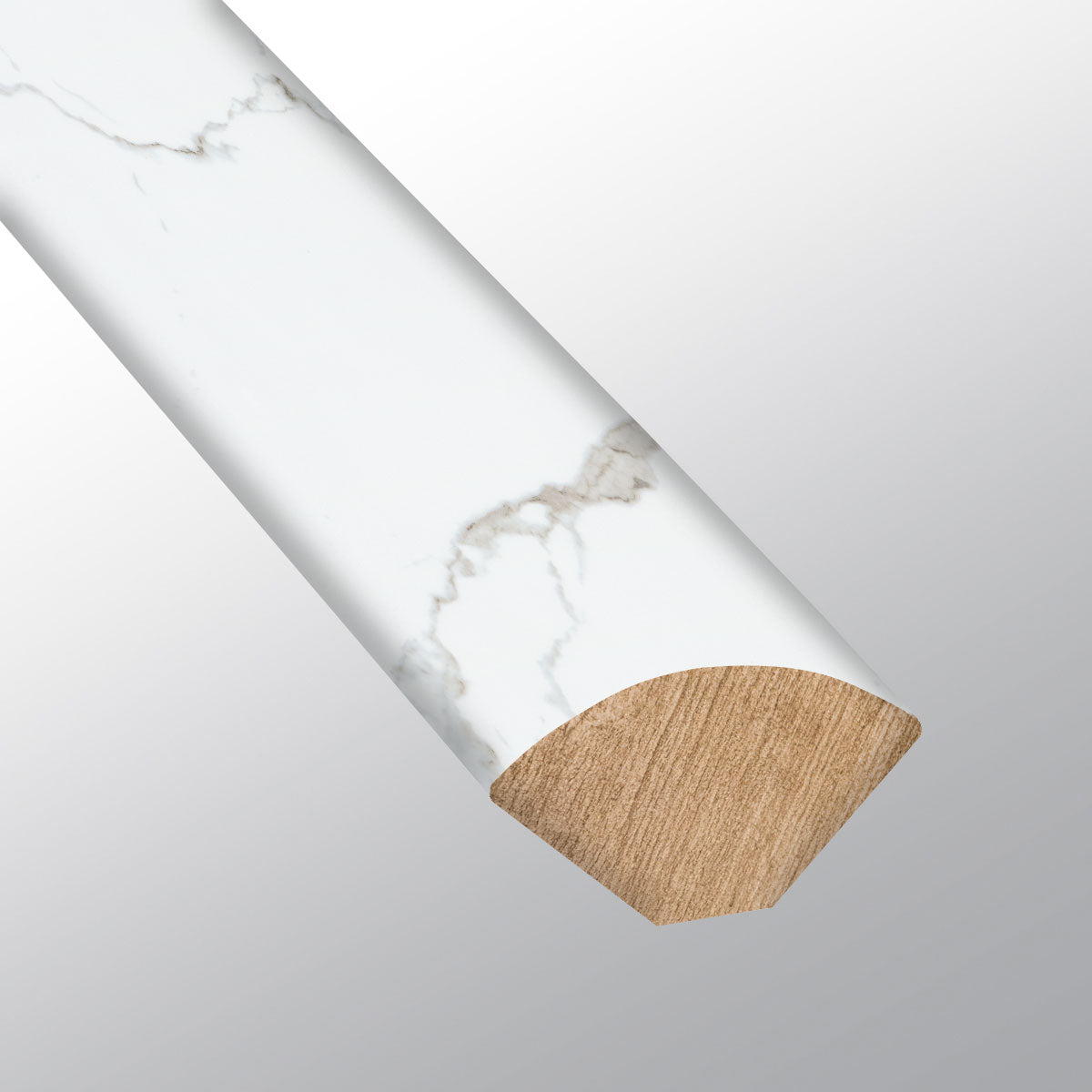 MSI Glenridge Calacatta Serra Quarter Round — Flooring Trim color-matched flooring trim molding