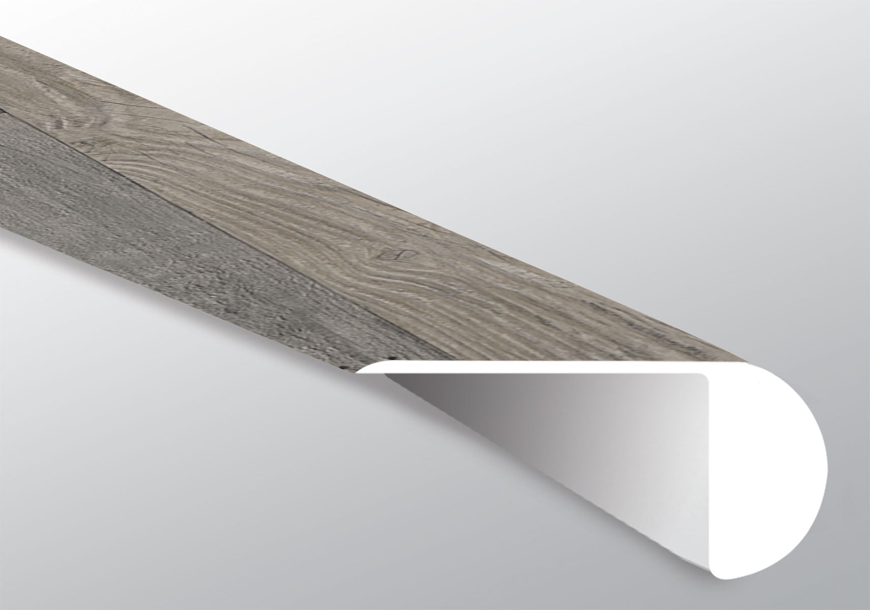 MSI Glenridge Coastal Mix Flush Stair Nose — Flooring Trim color-matched flooring trim molding