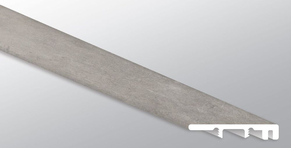 MSI Glenridge Mountains Gray End Cap — Flooring Trim in gray tonality