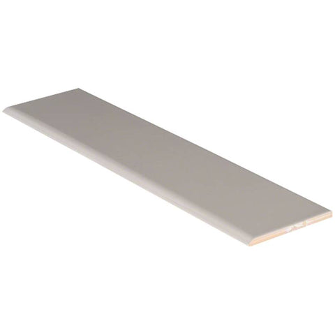 MSI Gray Glossy 4x16 Single Bull Nose Tile Trim