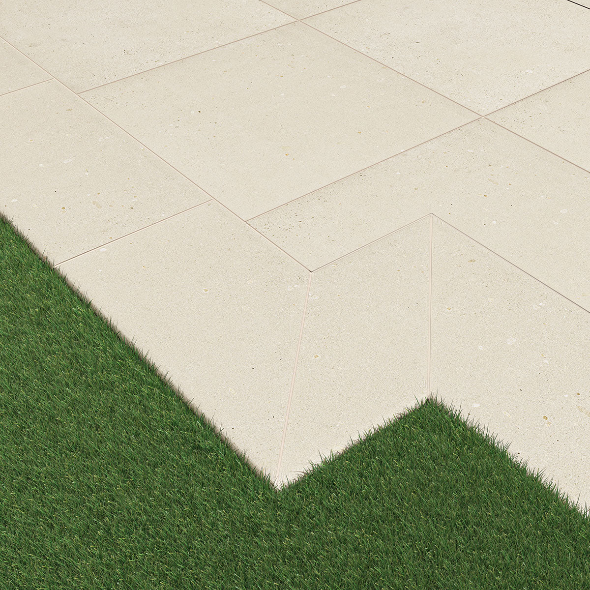 MSI Gritzo Salt Porcelain Paver — surface detail in natural tonality
