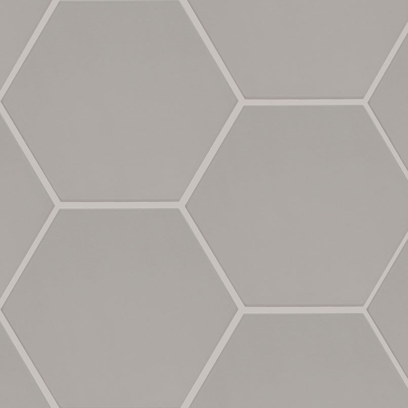 MSI Hexley Dove Hexagon Tile — Porcelain Wall Tile 9x10 matte