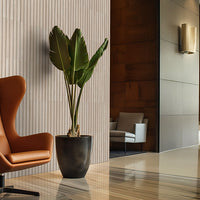 MSI HipHop Sinfonia Hip Hop Abedul Fluted Tile — surface detail in natural tonality