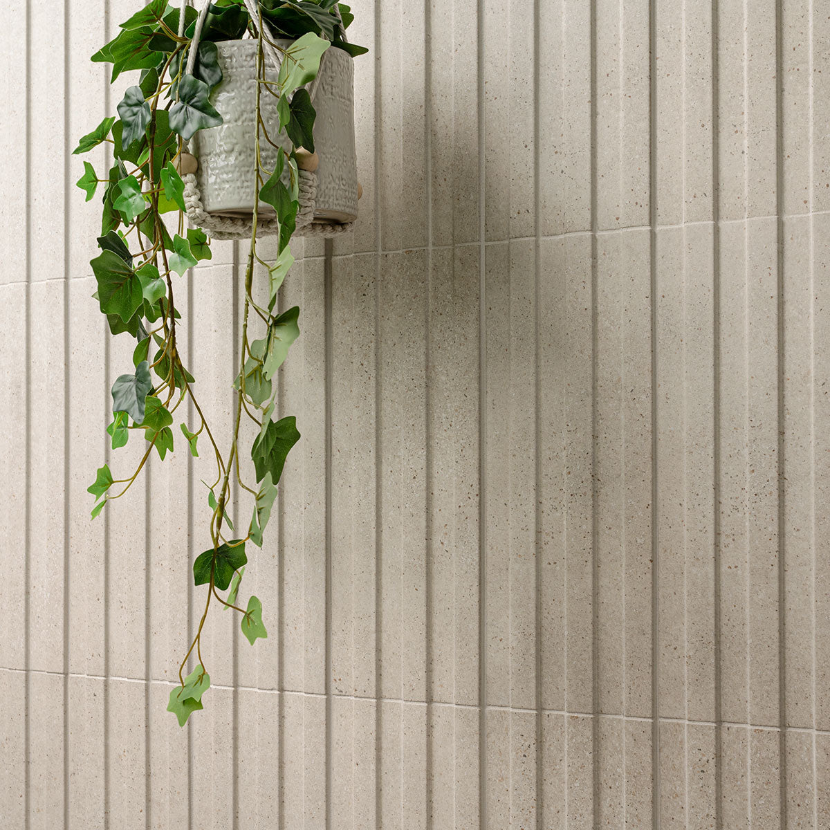 MSI HipHop Sinfonia Hip Hop Arena Fluted Tile — surface detail in natural tonality