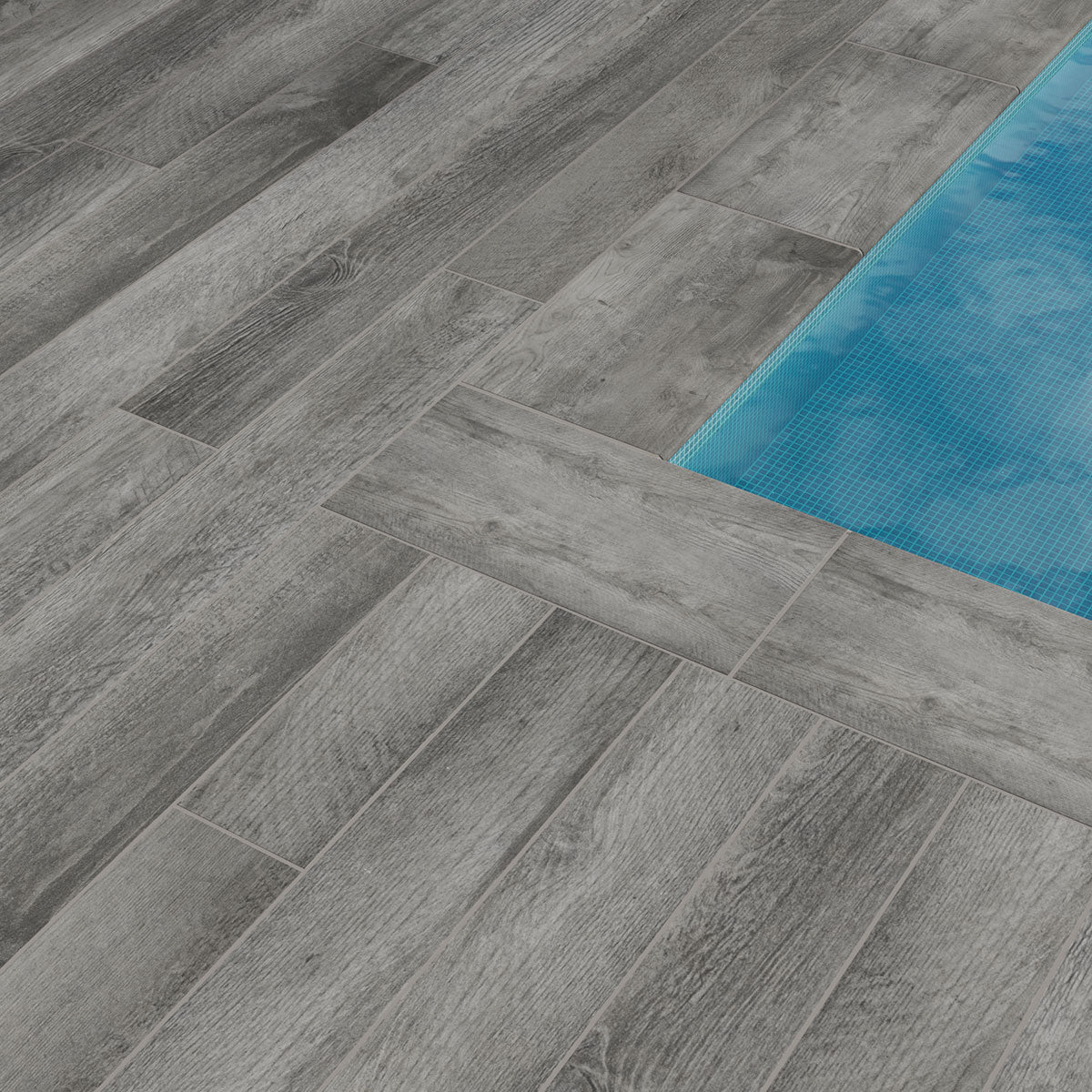 MSI Katella Ash Porcelain Paver — surface detail in natural tonality