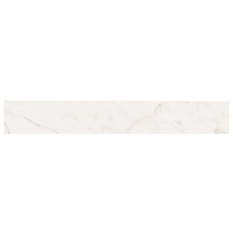 MSI Kaya Calacatta Lucca 3X24 Bullnose — Tile Trim finishing trim piece color-matched to parent series