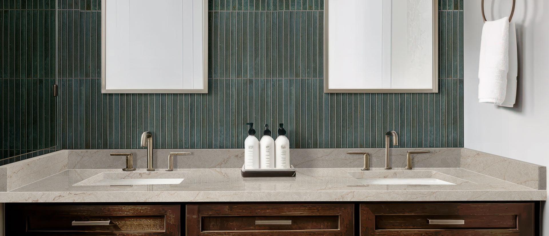MSI Lumataj, surface detail in natural tonality engineered slab for kitchen and feature install, fifth view