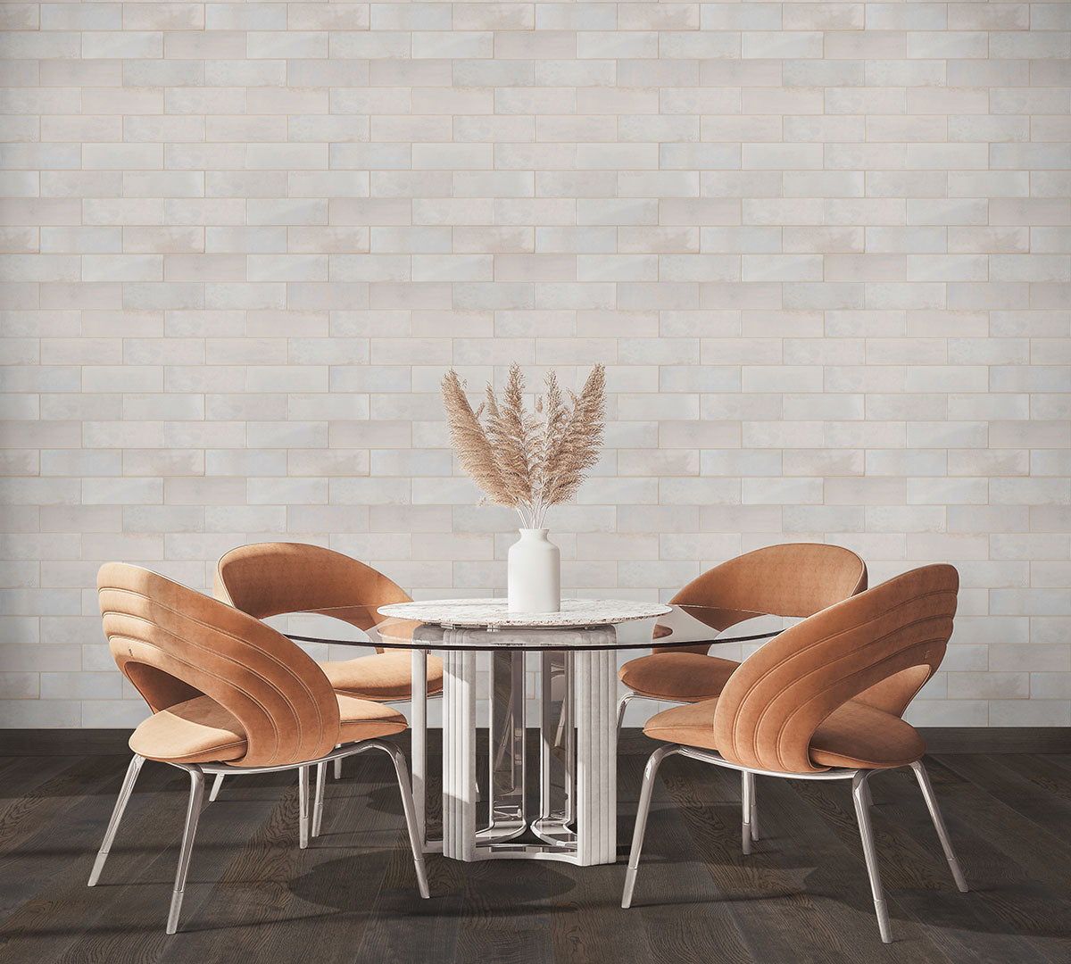 MSI Marza Pearl Subway Tile — surface detail in pearl tonality