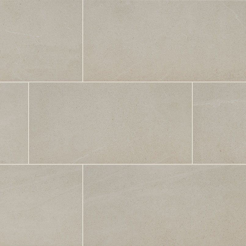 MSI Maven Ivory — Ceramic Porcelain Floor Tile in ivory tonality