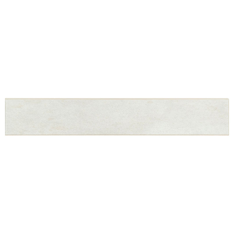 MSI Oxide Blanc 3X18 Bullnose — Tile Trim finishing trim piece color-matched to parent series
