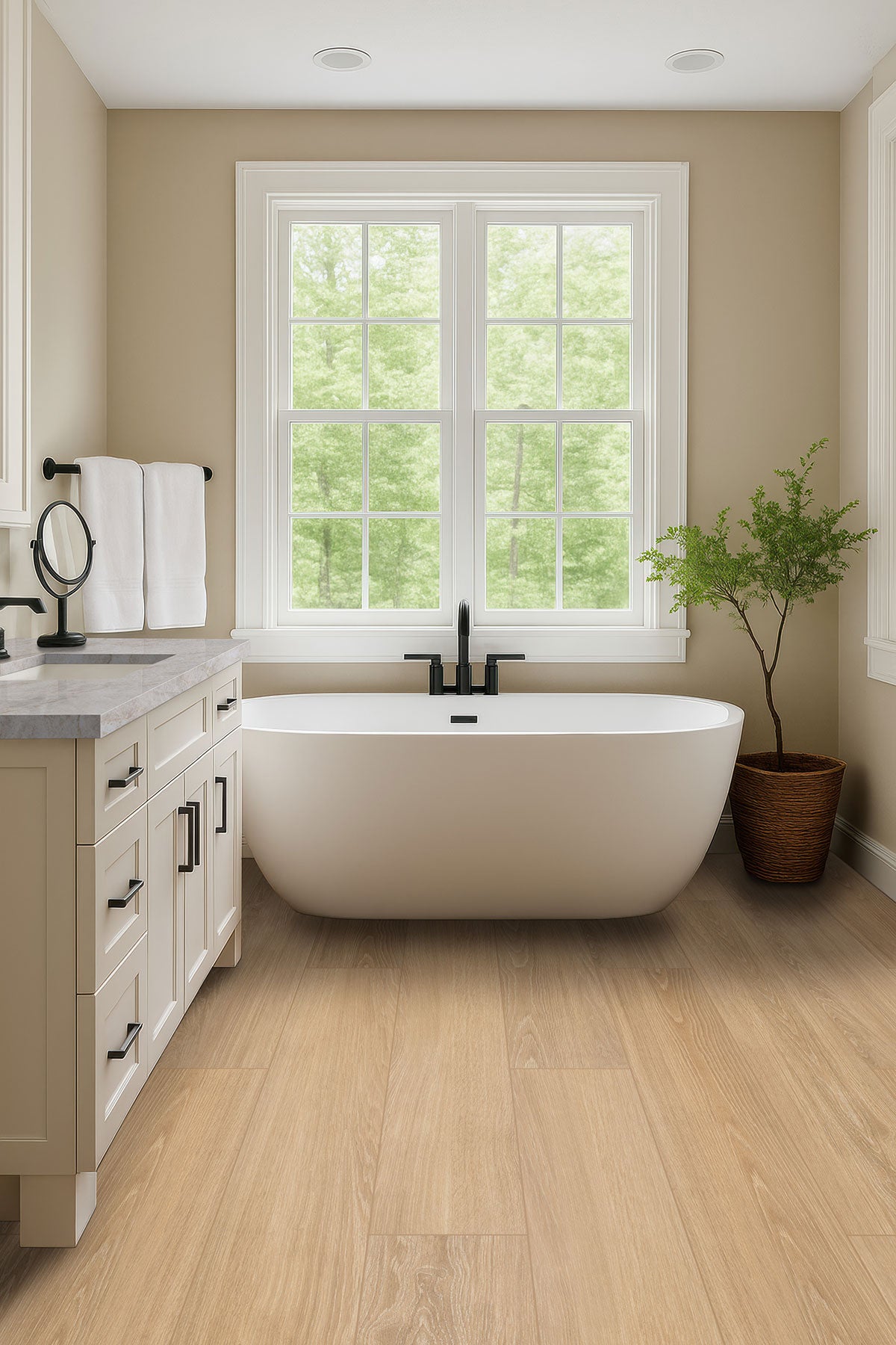 MSI Placero Timber 10 x 60 Matte — surface detail in natural tonality