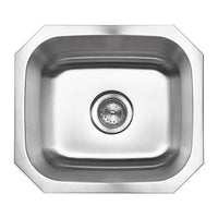 MSI 18G 1618 Sinks — Single-Bowl Kitchen Sink heavy-gauge undermount single-bowl kitchen sink