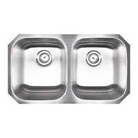 MSI 18G 50/50 — Single-Bowl Kitchen Sink heavy-gauge undermount single-bowl kitchen sink