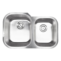 MSI 18G 60/40 — Single-Bowl Kitchen Sink heavy-gauge undermount single-bowl kitchen sink