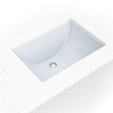 MSI White Rectangle 1813 Sinks