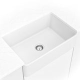 MSI Fireclay Farmhouse White Single Bowl-3020 Sinks